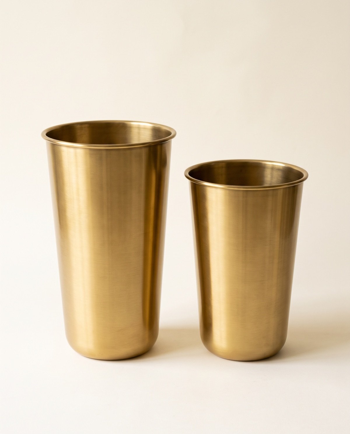 Golden Metal Planter (2 & 1.5 ft)