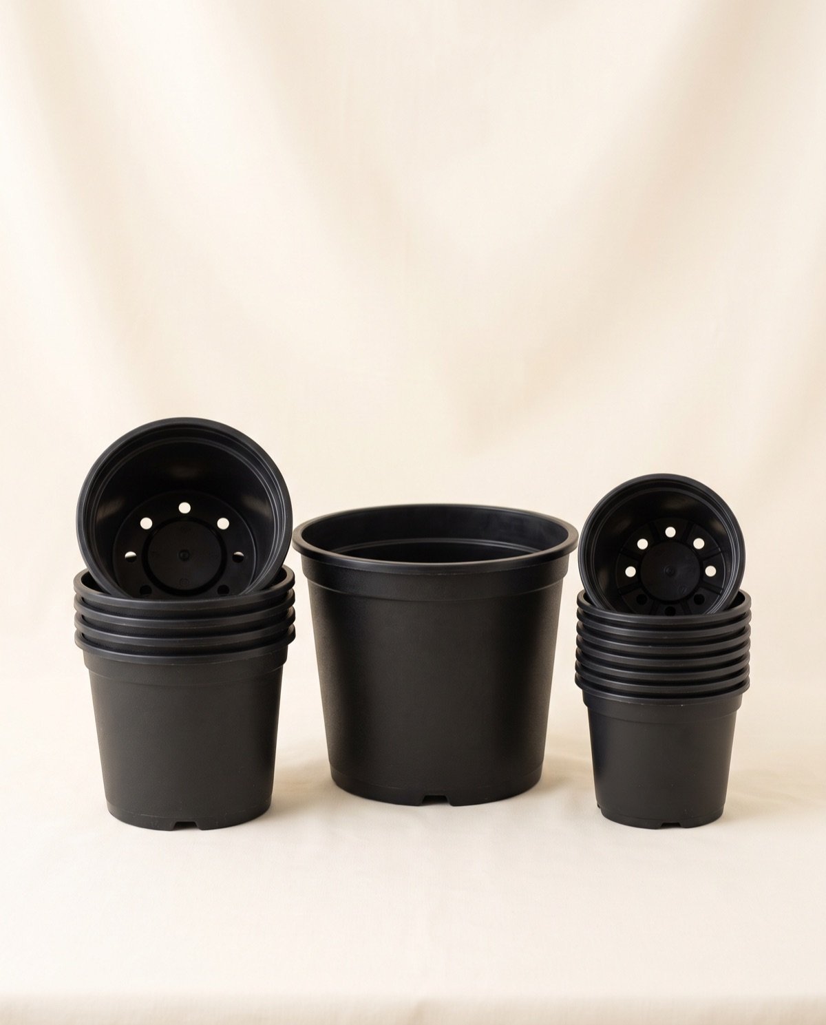 Black Plain Nursery Pots